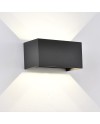 DAVOS * APLIQUE EXTERIOR LED* 4*6W 3000K NEGRO ARENADO
